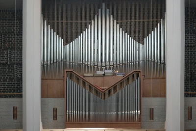 Bild Der Prospekt der Orgel